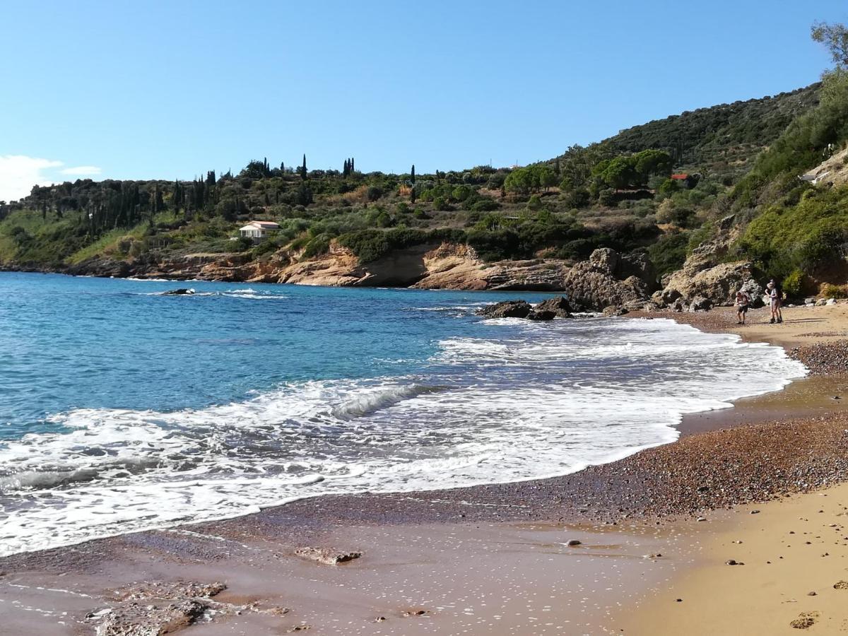 Hakuna Matata Holidays Wooden Lodge With Airco & Pool In Greek Olive Grove ميثوني المظهر الخارجي الصورة